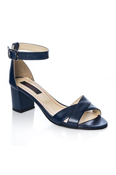 Catinca Shoes Women's leather sandals – Navy – S 4 B
