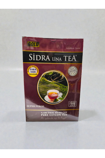 Sidra Lina Tea SİDRA LİNA İTHAL SİYAH SAF SEYLAN ÇAY 800 GR