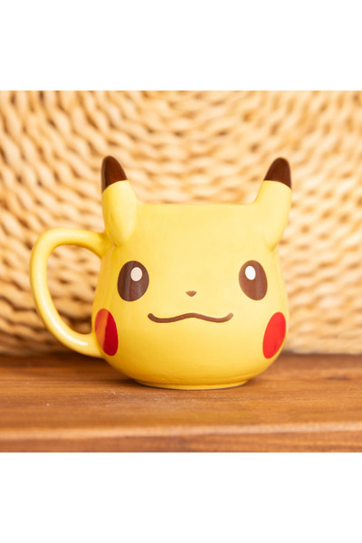 facnspt Pikachu 3D Seramik Kupa – 350 ml Pokémon Temalı Mug