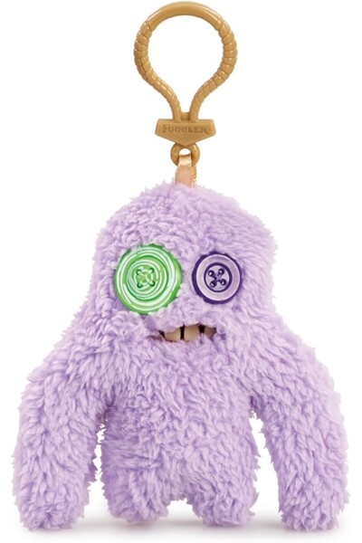 TOYFEST Zuru Fuggler Keychain Lilac Button-Eyed Funny Face Collectible Toy 11 cm