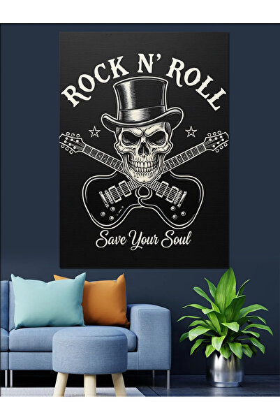 KanvasSepeti Rock N Roll Spiritul Rock&Roll-ului Pictură în ulei de înaltă ca...