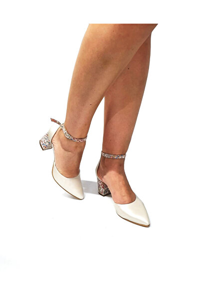 Catinca Shoes Women's leather sandals - Beige pearlescent with multicolored squares – D 14 BSPM