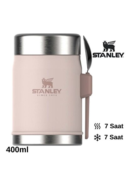 Stanley Classic Legendary Kaşıklı Yemek Termosu 0.4L Termos Kamp Matara PUDRA