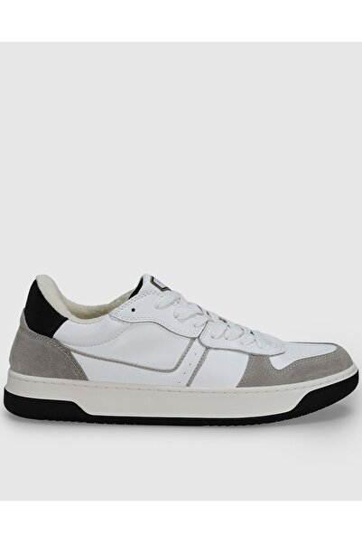 Kids Club Shoes Ανδρικά Δερμάτινα Παπούτσια Lufian 112230229 Jack Sneaker ΛΕΥΚΑ