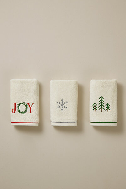 Penelope New Year Themed 100% Cotton 3-Piece Boxed Towel Set - Joy Box