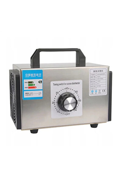 Gonga Generator de ozon cu timer si filtru, 32G/H Argintiu