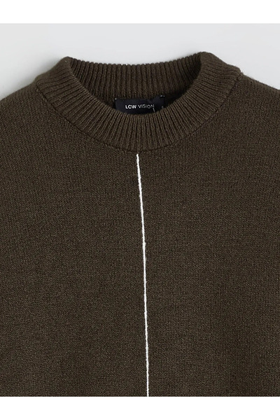 LC Waikiki Crew Neck Oversize Women's Knitwear Sweater