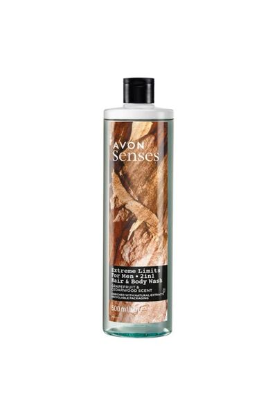 AVON Extreme Limits Hair and Body Shower Gel for Him, 500ml
