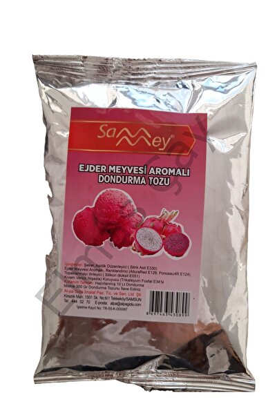 SAMMEY Ejder Meyvesi Aromalı Dondurma Tozu 300 Gr.