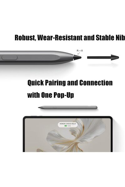 Generic HONOR CHOICE TNHCHOP Stylus for HONOR Pad 9/10 – Magnetic Wireless Charging, 4096 Pressure
