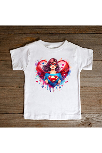matelio Supergirl Kids T-shirt - Heroine of Hearts