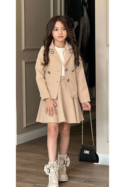 Bisahane Girl's Jacket Set 4 Pieces