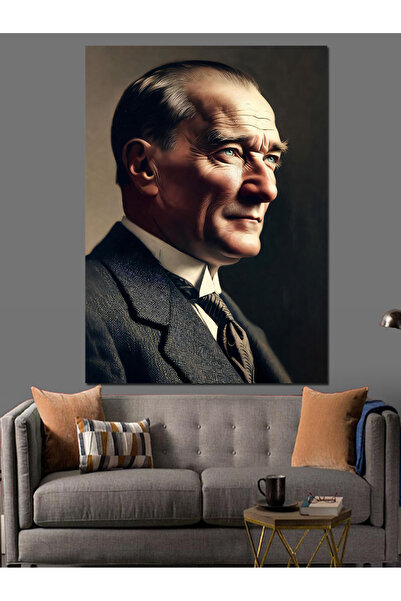 KanvasSepeti Mustafa Kemal Υψηλής ποιότητας ελαιογραφία Με υφή Καμβάς ζωγραφι...