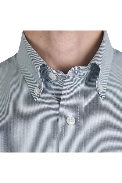 Giordano Men's Wrinkle-Free Long Sleeve Cotton Oxford Shirt