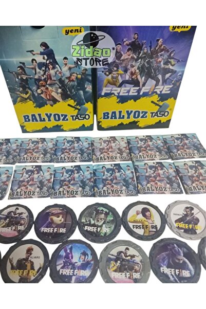 Emrah Gültekin FREE FİRE Balyoz Tasoları 40 Adet Özel Seri Koleksiyon Savaşçı...