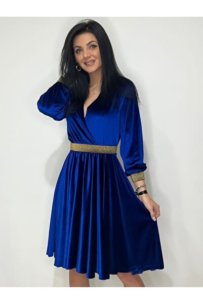 AdyAry Fashion Rochie scurta catifea