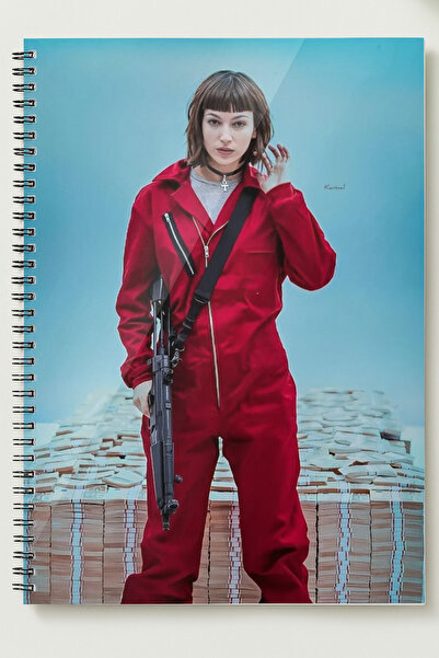 BLACKONECLASS SQUİT GAME (Tokyo) A5 Metal Spiralli Çizgisiz kalın bristol Kap...