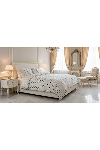 AL-SARIHI GROUPS Turkish double duvet set, 6 pieces, 100% cotton