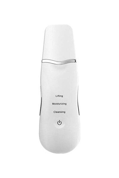 GENERIC4 Easy Su Ultrasonic Skin Scrubber for Facial Care - White