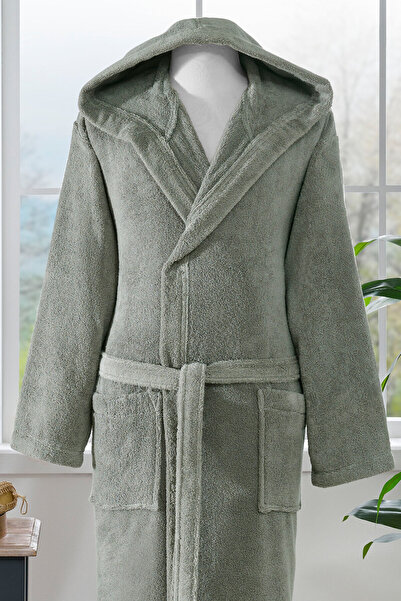 Özdilek Woven Hooded Bathrobe (S-M)