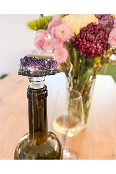 Moonlight Jewelry Amethyst Wine Bottle Stopper - Amethyst