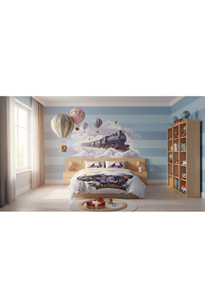 AL-SARIHI GROUPS Turkish double cotton duvet set, 6 pieces