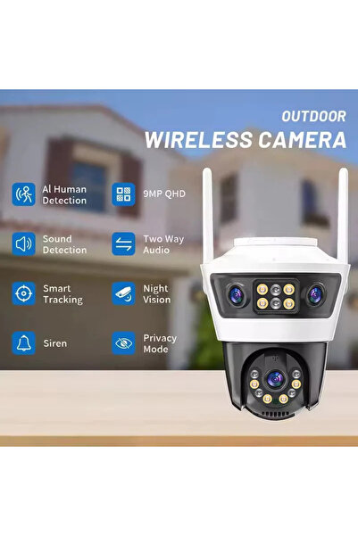 Jortan SURVEILLANCE CAMERA, JT-6, WIFI, IP66, HD WIRELESS, 9 MP, 1920 X 1080 PIXELS