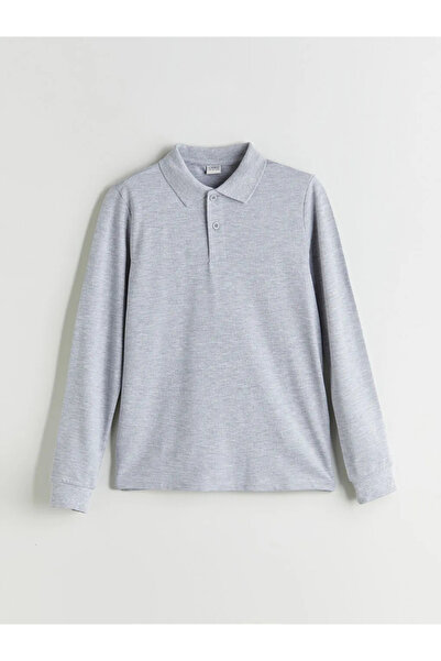 LC Waikiki Lcw Kids Black Polo Neck Boy's T-Shirt