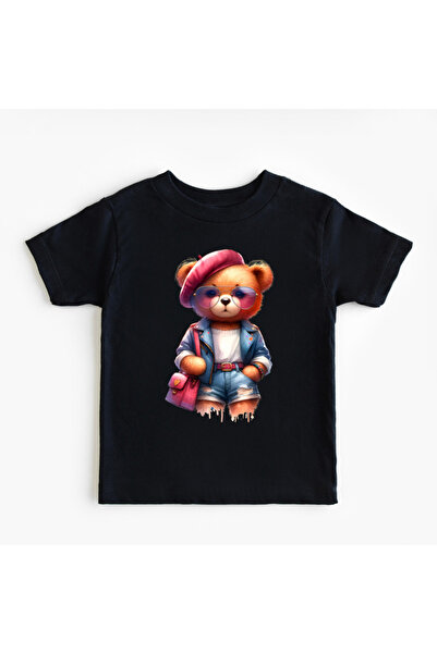 matelio Teddy Fashion Icon Kids T-Shirt - Style and Elegance