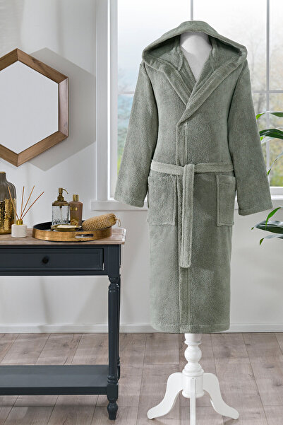 Özdilek Woven Hooded Bathrobe (S-M)