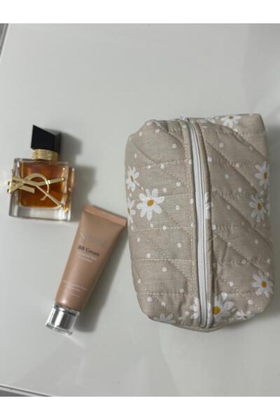 ebrulim Floral print makeup bag