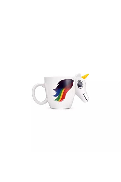 Gonga 3D thermosensitive mug, unicorn model, 300 ml, Gonga® White