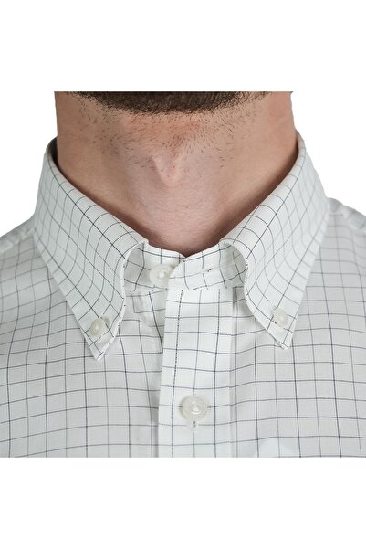 Giordano Men's Wrinkle-Free Long Sleeve Cotton Oxford Shirt