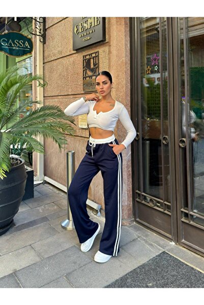 SARE TAYT SCUBA DALGIÇ PREMİUM ŞERİT DETAY EŞOFMAN ALTI