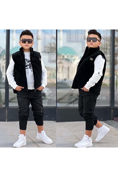 Bisahane Boy's Vest Kor Pantalon Bady