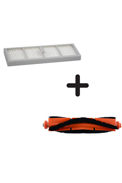 Makodesign Homerun 7000 Series Aqua Xu7100, Xu7000 Robot Vacuum Cleaner Hepa Filter and Main Brush