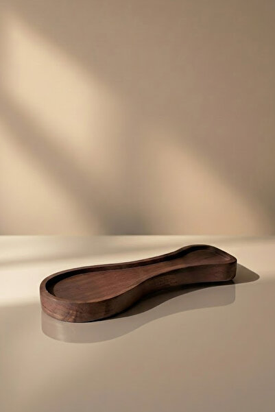 KHAKMA Suport pentru lingură/lupe din lemn natural 23×9×2 cm – Suport pentru ...