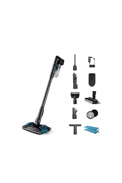 Philips Yüksek Motor Güçlü İki Kat Emiş Güçlü Dik Süpürge