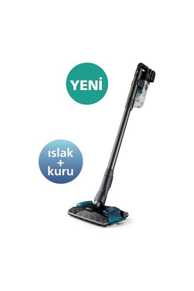 Philips 8000 Serisi Aqua Plus Dikey Süpürge, 80 Dakika Çalışma, Mop ve Kuru Özellik, Akıllı Başlık