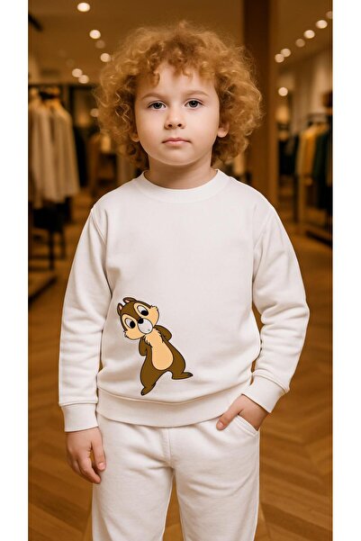 playwear Set pentru copii Hanorac cu imprimeu Squirrel pentru fete și băieți,...