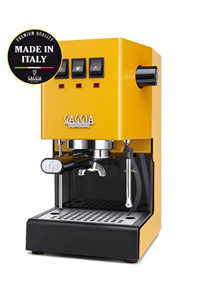 Gaggia New Classic E24 Gün Işığı Sarısı Espresso Makinesi Rı9481/18