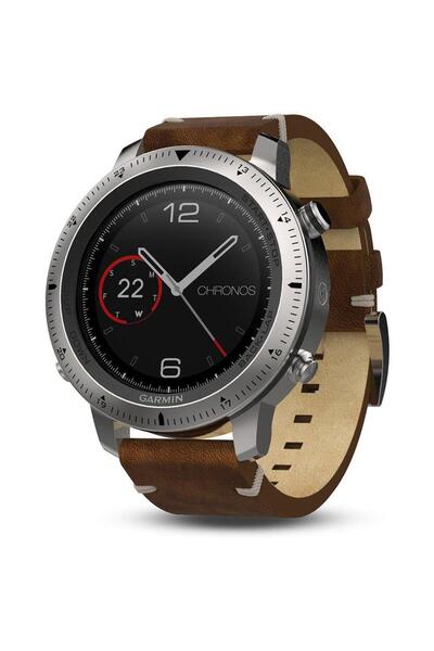 Garmin Fenix Chronos, Çelik ve Vintage Deri Saat Kordonu