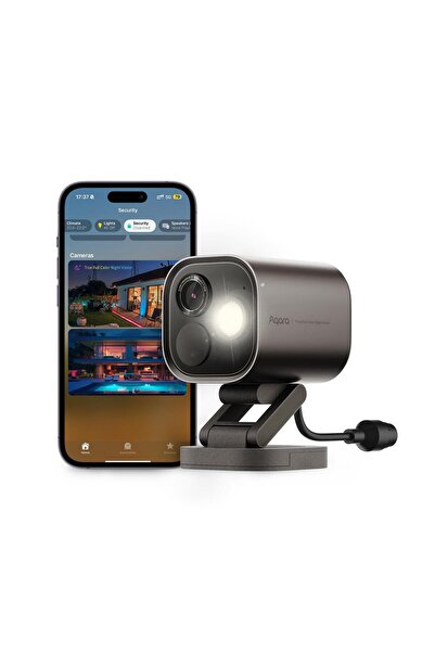 Aqara 4MP Kamera Hub G5 Pro PoE, Gerçek Renkli Gece Görüşlü Güvenlik Kamerası...