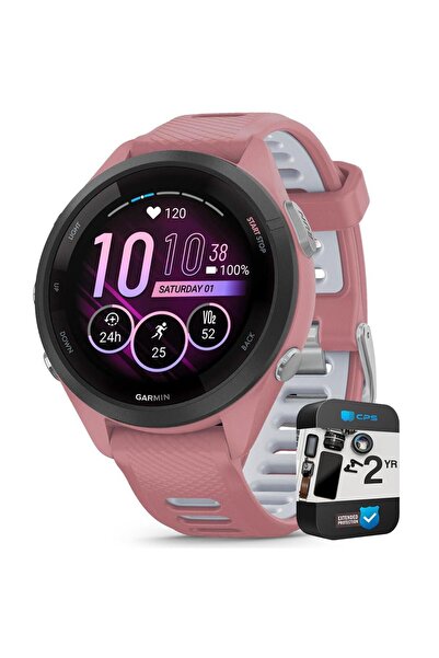 Garmin 010-02810-05 Forerunner 265S GPS Akıllı Saat Açık Pembe/Beyaz Taş | Re...