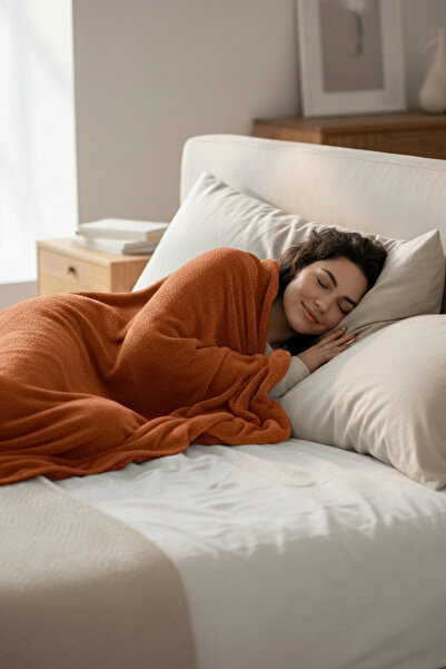 Senpai Evoria Wellsoft Plush Double Tv Blanket 200X220Cm |   Tile