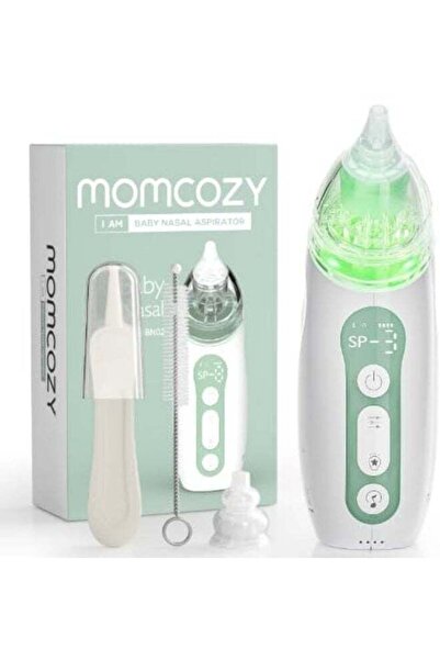 Momcozy شفاط الأنف الكهربائي - 3 مستويات شفط، إضاءة وموسيقى هادئة