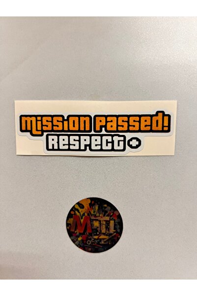 sticker البعثة نجحت! رقائق معدنية لاصقة مقاس 10×2.5 سم - لتعديل خوذة السيارات والدراجات النارية وأجهزة الكمبيوتر المحمولة والإكسسوارات