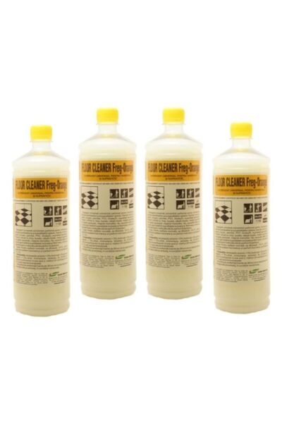 Dacris FLOOR CLEANER PROFESSIONAL FREG-ORANGE 1L pH-neutral - set of 4 pieces