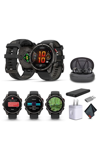 Garmin Fenix 8 Pro, 47 mm, AMOLED Ekran, Premium Bağlantılı Çoklu Spor GPS Ak...
