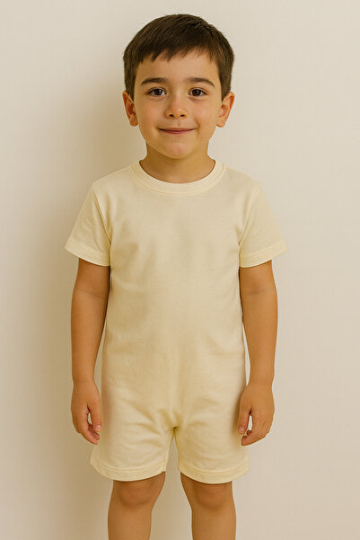 CemBebe Çocuklar İçin Arkadan Fermuarlı Rahat Esnek Tulum Özel Gereksinimli